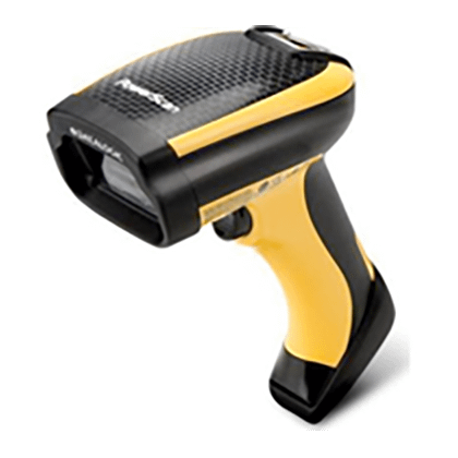 A Datalogic handheld barcode scanner