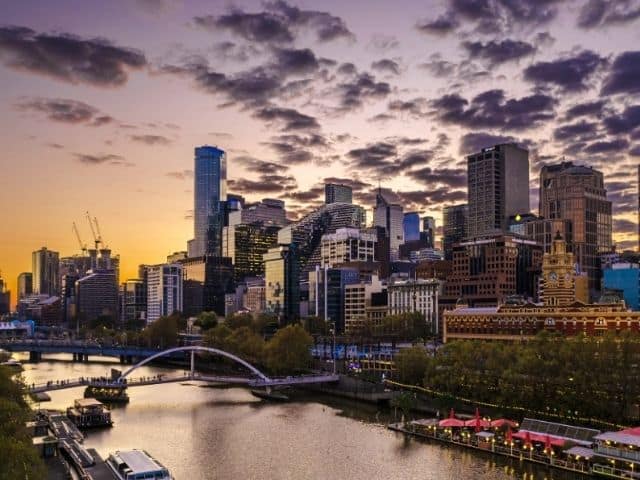 A city skyline for the Renovotec APAC launch in Sydney